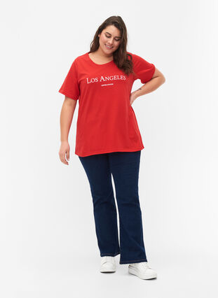 FLASH – T-shirt imprimé, High Risk Red, Model image number 2