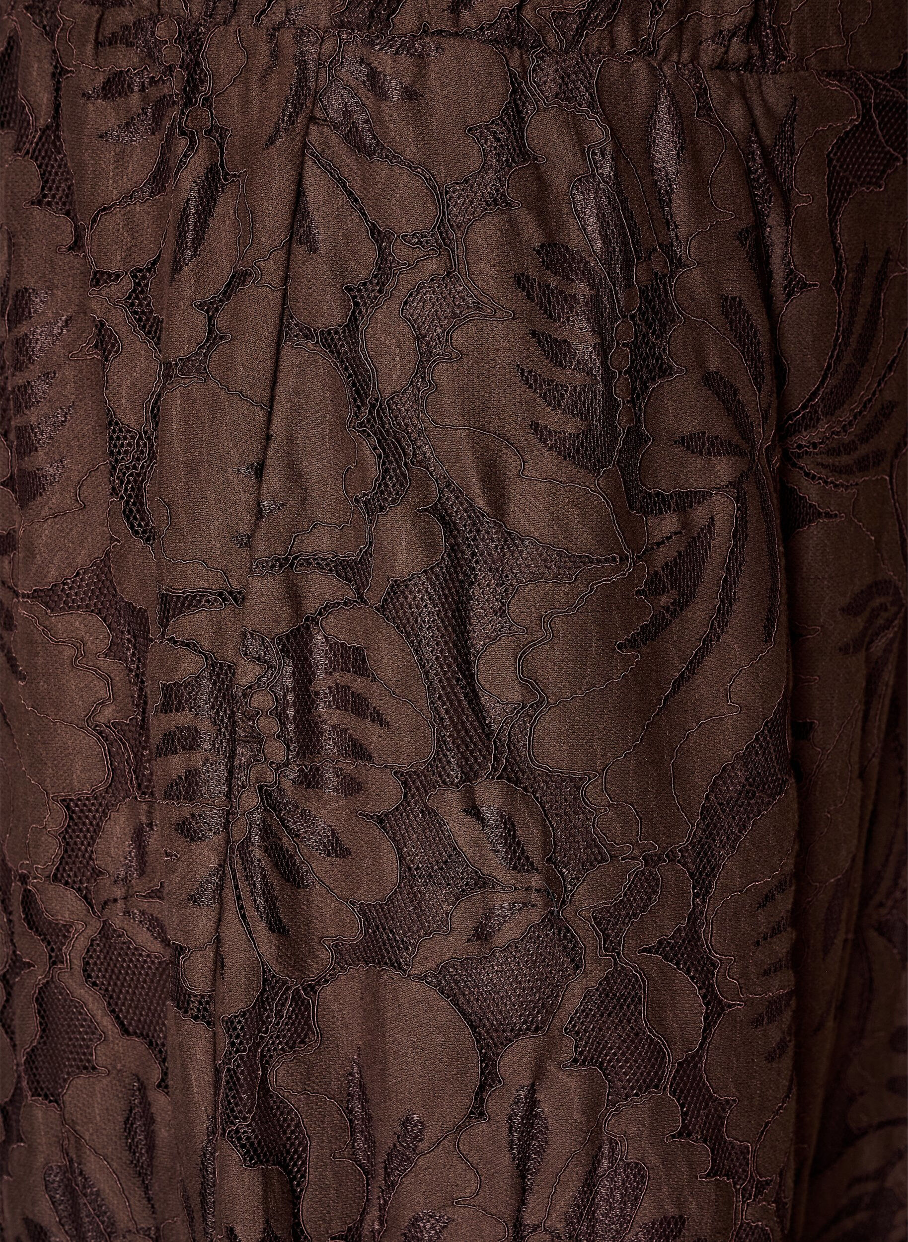 ZizziPantalon ballon en dentelle avec short int&eacute;rieur, Marron, Packshot image number 2