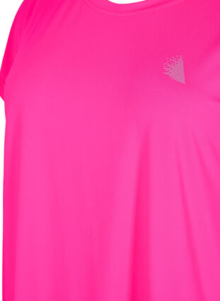 Sport T-shirt met korte mouwen, Neon Pink Glo, Packshot image number 2