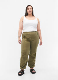 Pantalon femme stretch PONY grandes tailles royal jogg
