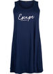 Robe sans manches en coton avec forme en A, Navy B. W. Escape, Packshot image number 0