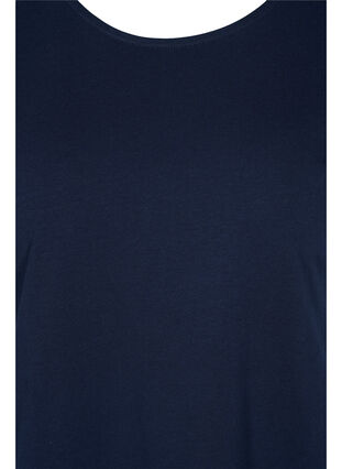 T-shirt en coton à rayures, Night Sky Solid, Packshot image number 2