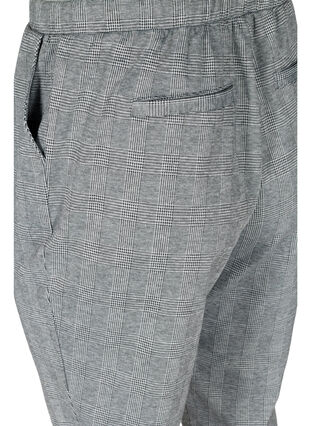 Pantalon à carreaux avec poches, Black Check, Packshot image number 3