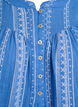 Blouse met geborduurd patroon, Blauw, Packshot image number 2
