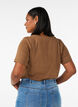 T-shirt en coton avec imprim&eacute;, Marron, Model image number 2