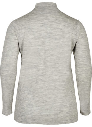 Haut prêt du corps 100% laine, Light Grey Melange, Packshot image number 1