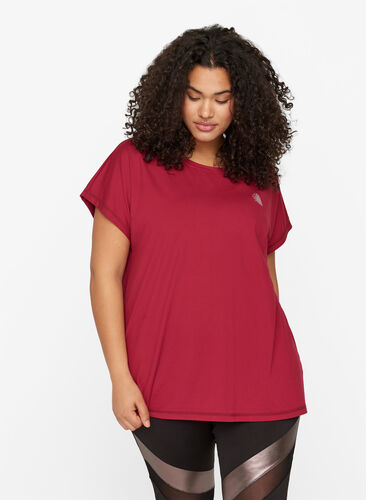 T-shirt basique, Beet Red, Model image number 0