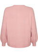 Cardigan in zacht breisel met goudkleurige knopen, Rood, Packshot image number 1