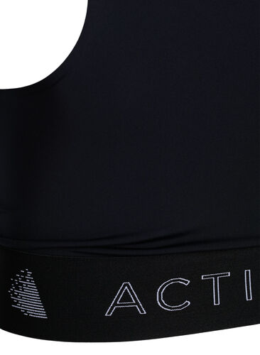 Soutien-gorge de sport avec détail croisé, Black, Packshot image number 3
