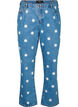 Gemma jeans met hoge taille en madeliefjes, Blauw, Packshot image number 0