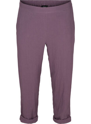 Katoenen broek met zakken, Vintage Violet, Packshot image number 0