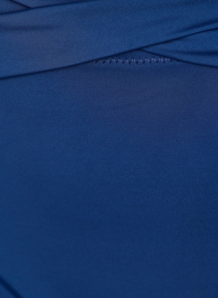 Culotte de bikini avec d&eacute;tail crois&eacute;, Bleu, Packshot image number 2
