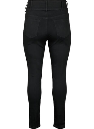 Super slanke Bea jeans met extra hoge taille, Black, Packshot image number 1