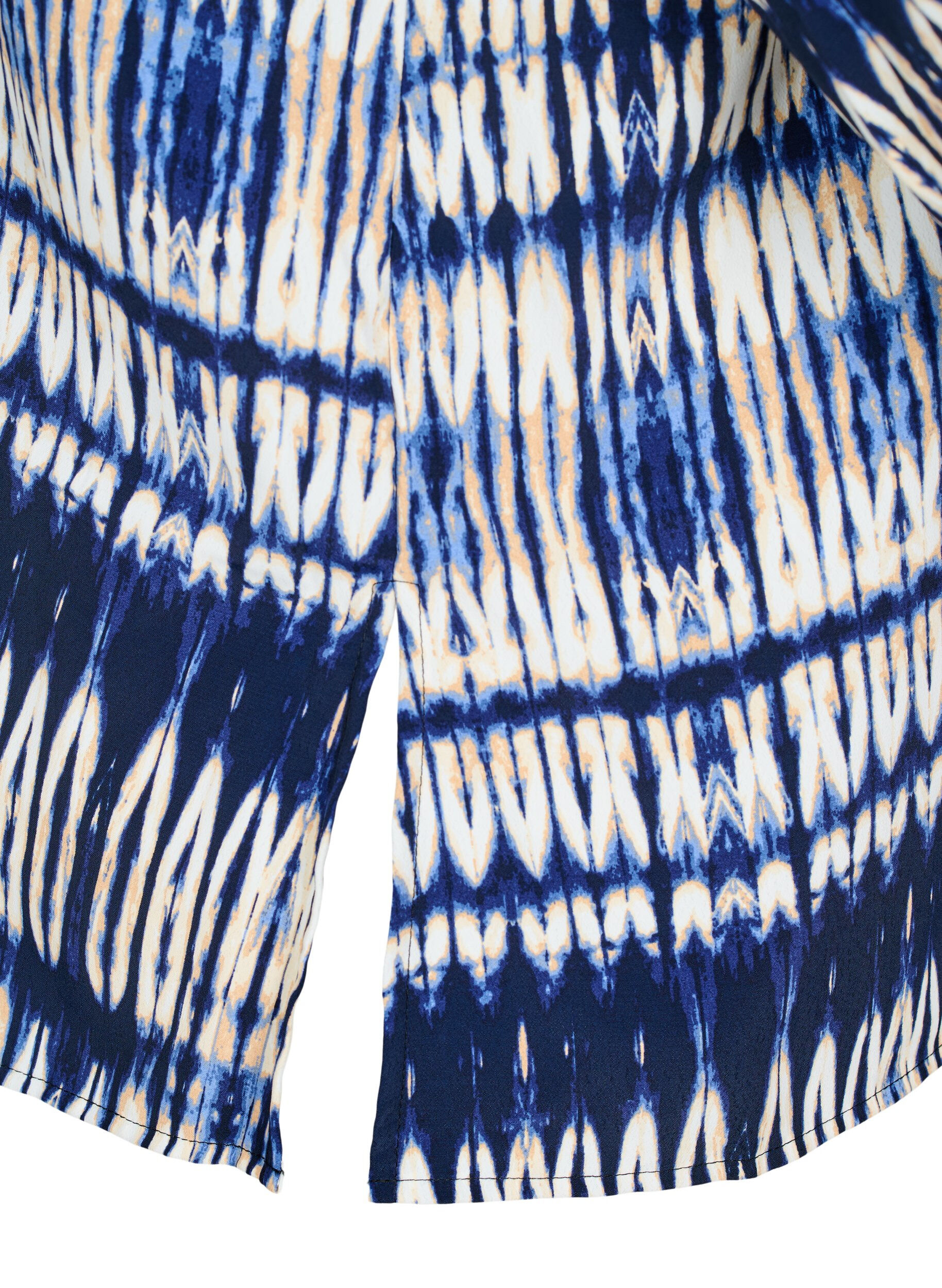 Zizzi Chemise &agrave; motifs, Bleu, Packshot image number 3