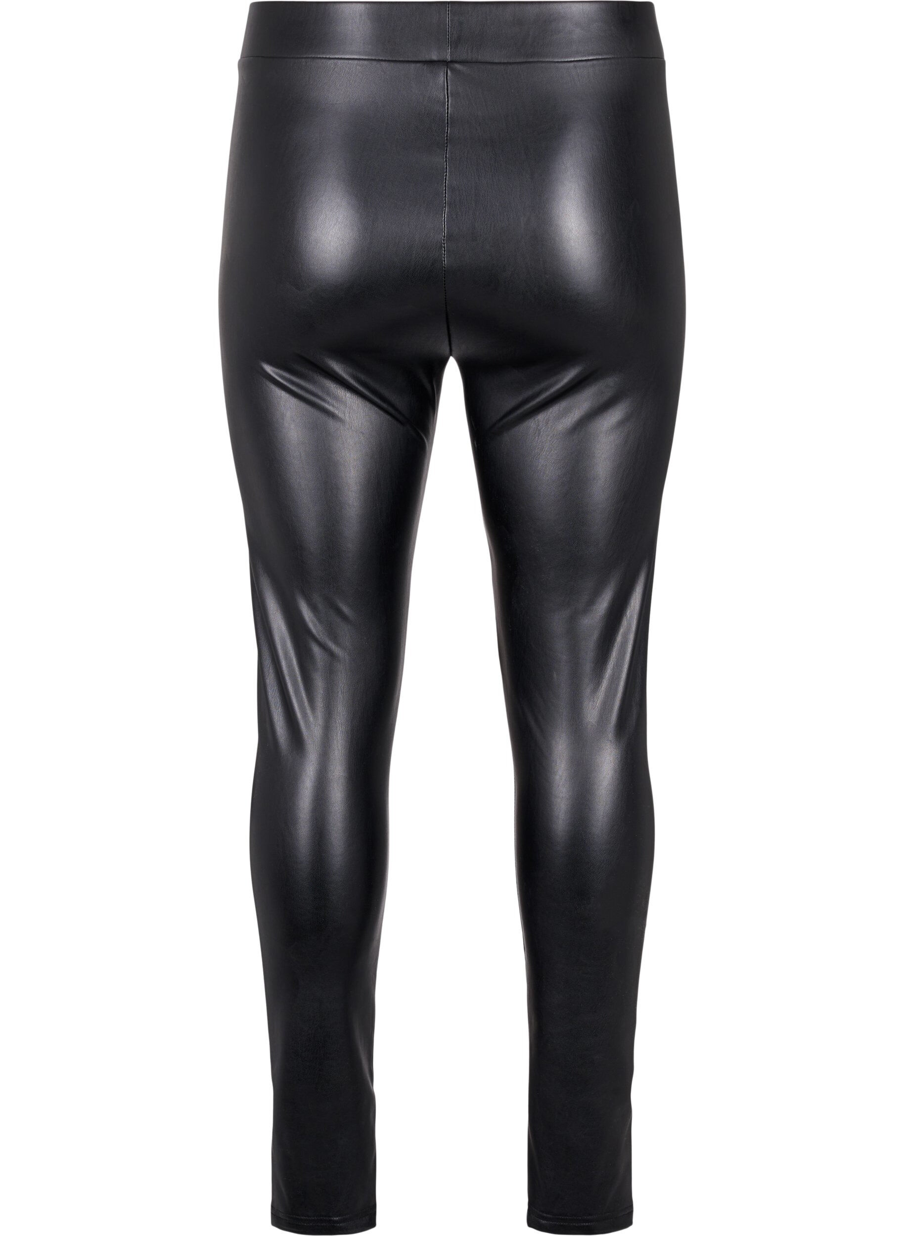 ZizziGecoate leggings met voering, Zwart, Packshot image number 1