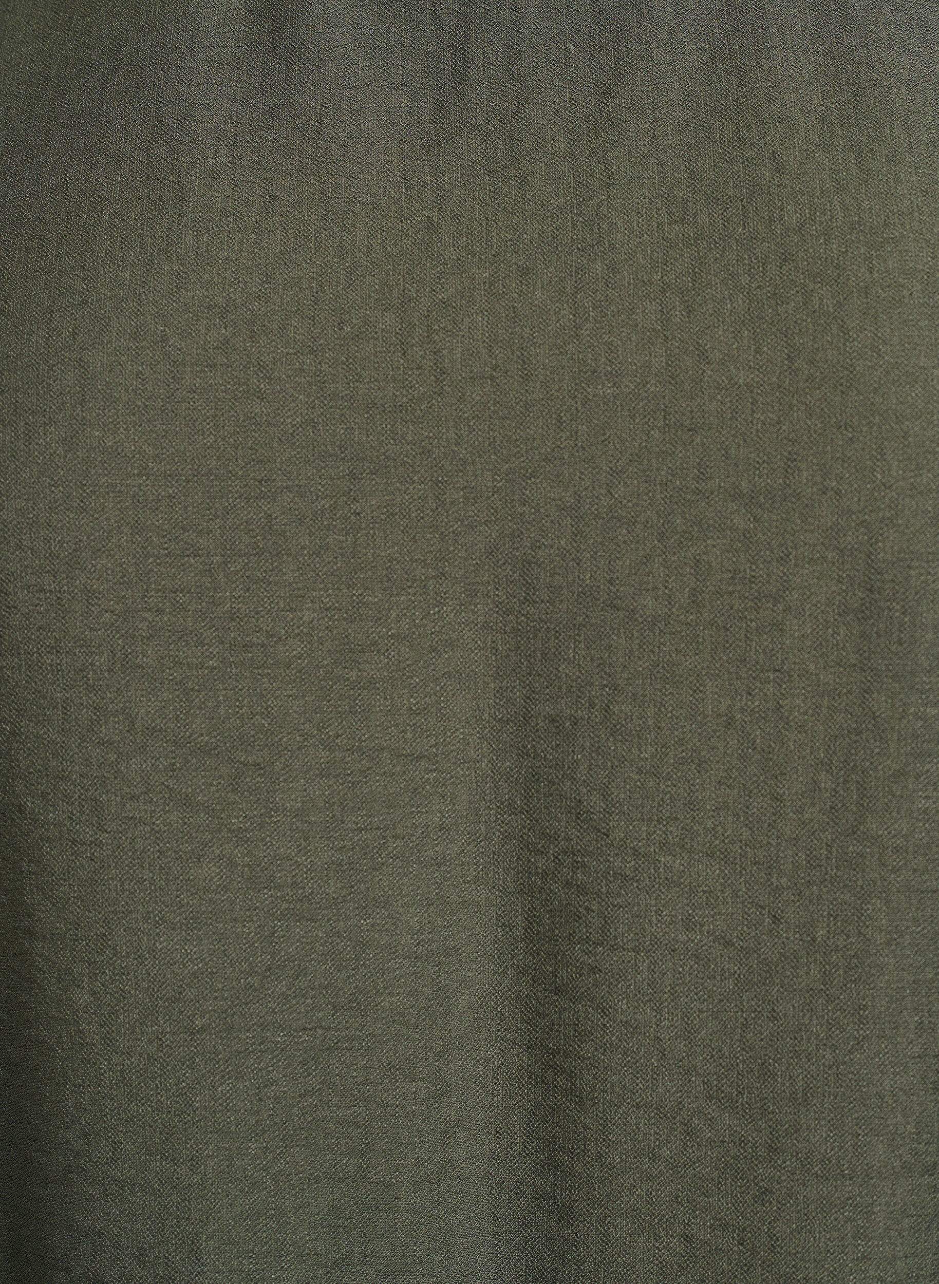 Zizzi Chemisier en viscose &agrave; manches mi-longues, Vert, Packshot image number 2