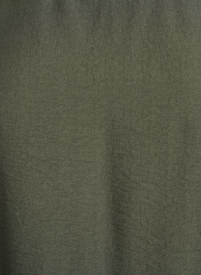 Viscose blouse met 1/2 mouwen, Groen, Packshot image number 2