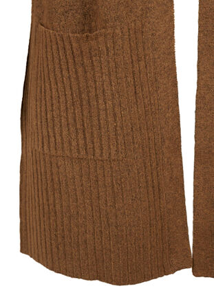 Cardigan long en tricot avec des poches, Monk's Robe Mel., Packshot image number 2