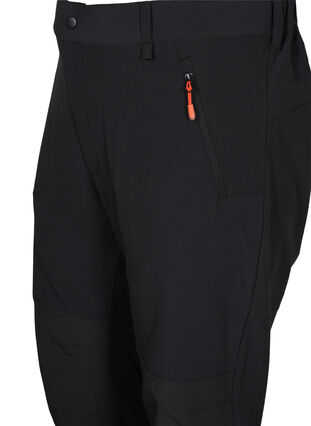 Pantalon de randonnée avec jambes amovibles, Black, Packshot image number 2