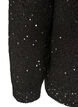 Cardigan avec sequins et boutons, Noir, Packshot image number 3