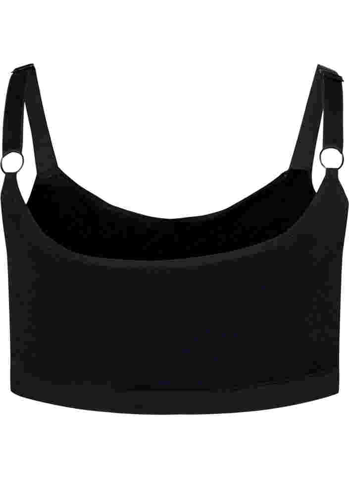 Soutien-gorge sans coutures avec doublure, Black, Packshot image number 1