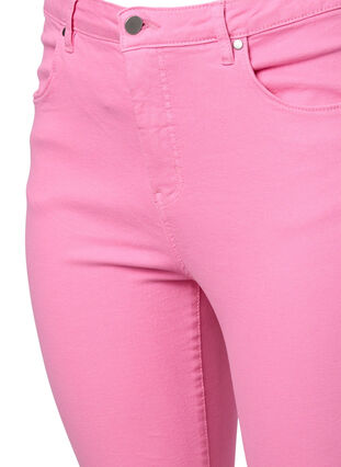 Super slim fit Amy jeans met hoge taille, Rosebloom, Packshot image number 2