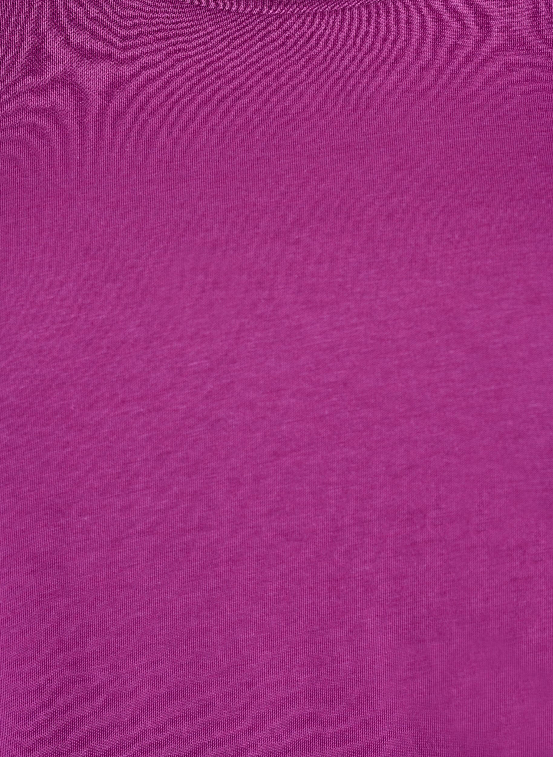ZizziT-shirt &agrave; manches courtes en m&eacute;lange de coton, Violet, Packshot image number 2