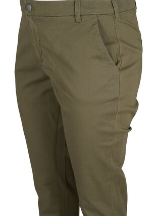 Pantalon chino classique avec poches, Army, Packshot image number 2