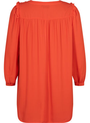 Robes à manches longues avec volants, Orange.com, Packshot image number 1