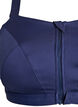 Sport-bh met frontsluiting en hoge ondersteuning, Blauw, Packshot image number 2