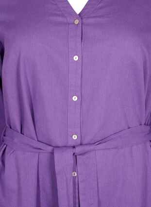 Robe chemise à manches longues, Deep Lavender, Packshot image number 2