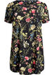 Robe &agrave; manches courtes avec imprim&eacute;, Noir, Packshot image number 0