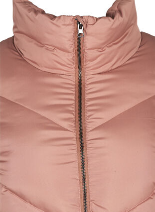 Lange jas met hoge hals, Burlwood, Packshot image number 2