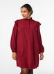 Robe courte &agrave; volants et paillettes, Bordeaux fonc&eacute;, Model image number 0