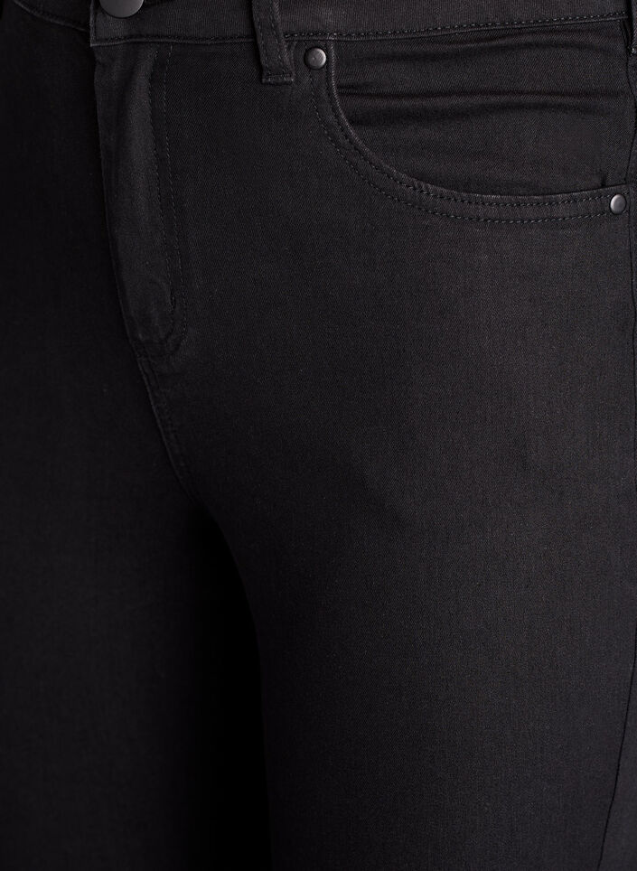 Jean Amy taille haute coupe super slim, Noir, Packshot image number 2