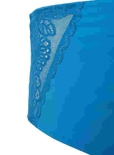 Sous-vêtements à taille normale et dentelle, Cendre Blue, Packshot image number 2
