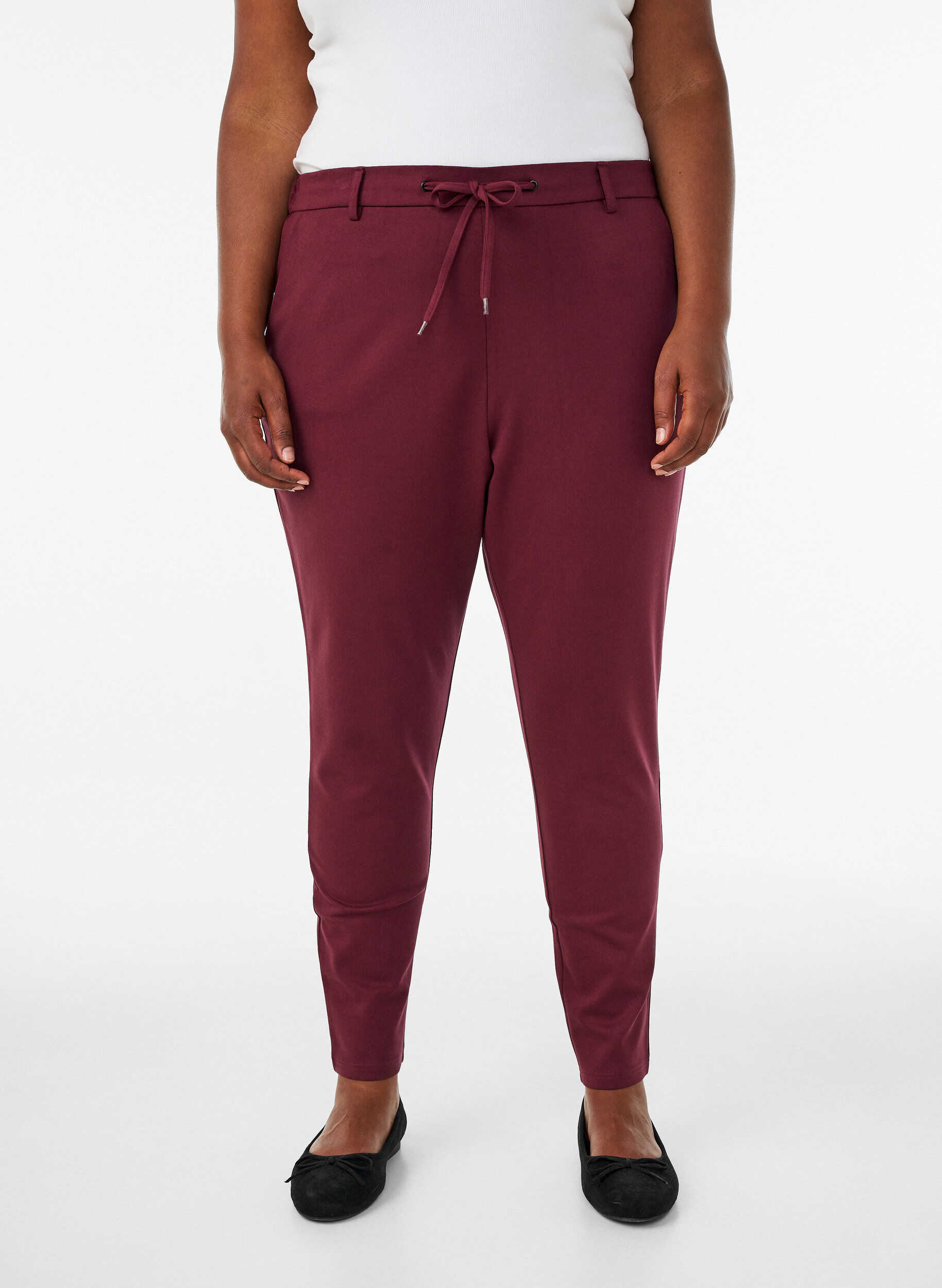 ZizziPantalon Maddison, Bordeaux, Model image number 2