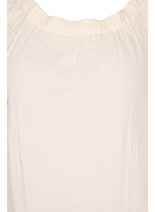 Katoenen jurk met Engels borduurwerk, Buttercream, Packshot image number 2