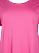 Robe en coton à manches courtes 2-pack, Shocking Pink/Black, Packshot image number 4