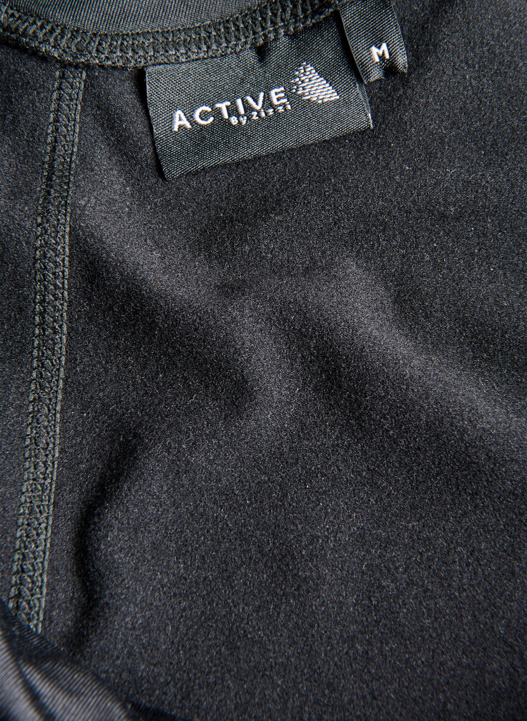 ZizziSportlegging met fleecevoering, Zwart, Packshot image number 3