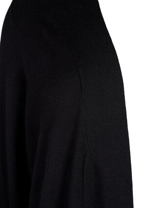 Long cardigan en tricot avec des poches, Black, Packshot image number 2