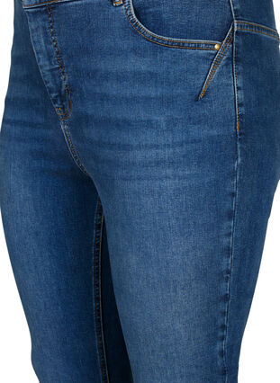 Jeans Amy super mince avec taille haute, Blue denim, Packshot image number 2