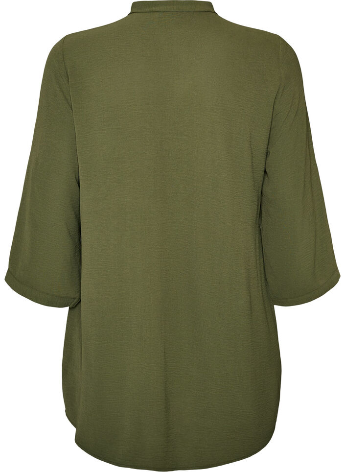 Tuniek met 3/4 mouwen, Groen, Packshot image number 1
