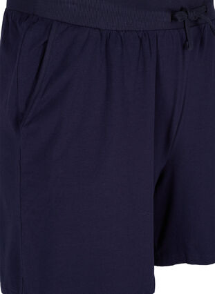 Short en coton avec poches, Night Sky Solid, Packshot image number 2