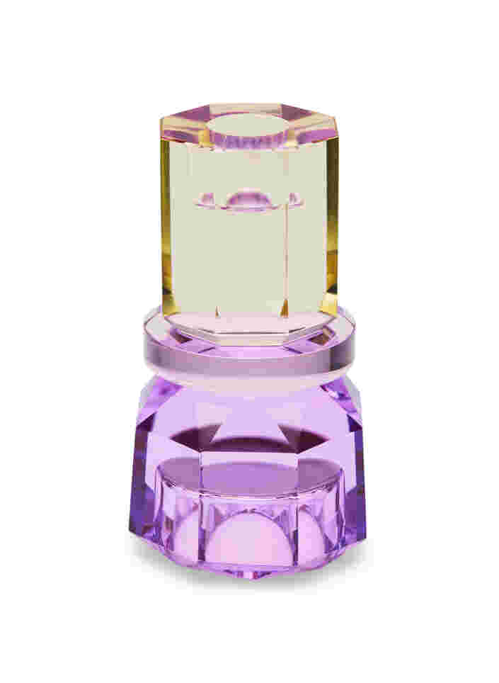 Kristallen kandelaar, Butter/Violet, Packshot