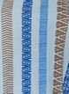 Robes courtes en lin et viscose &agrave; manches 3/4, Bleu, Packshot image number 2