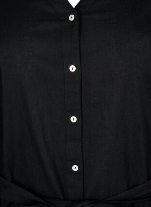 Robe chemise à manches longues, Black, Packshot image number 2