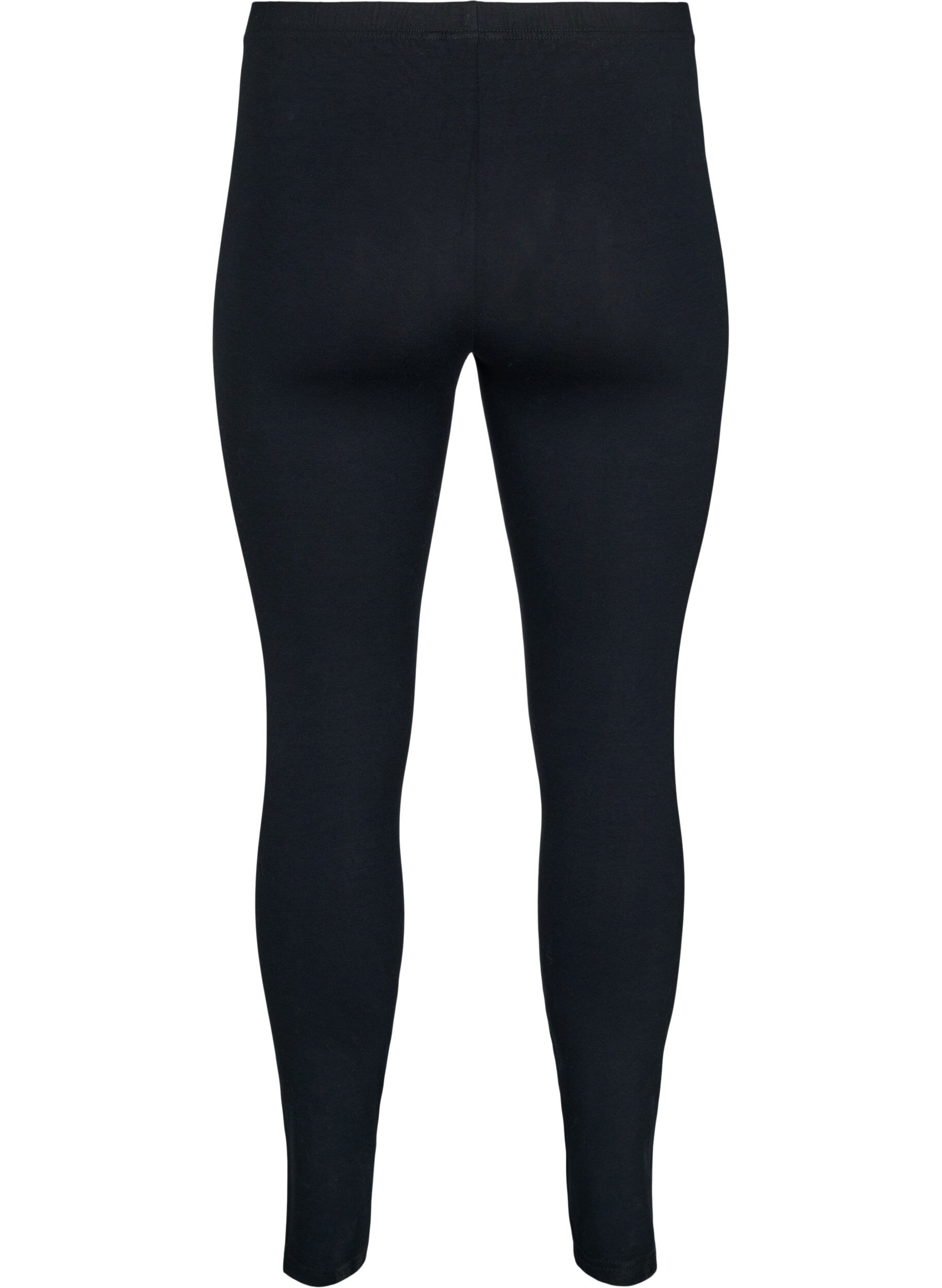 ZizziBasisleggings met extra lengte, Zwart, Packshot image number 1