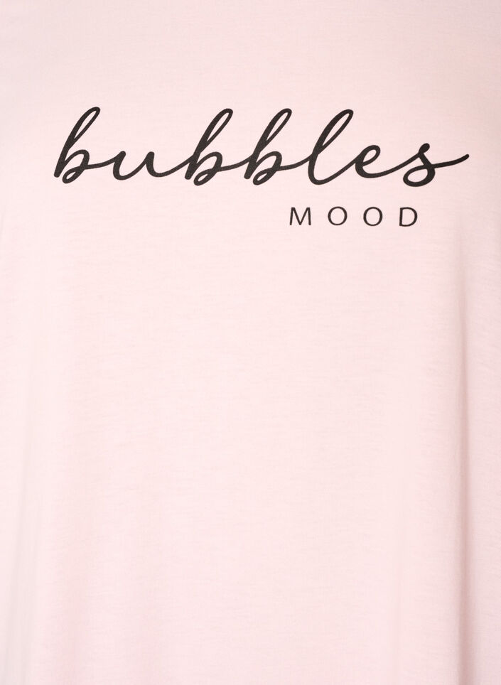 T-shirt met print, Roze, Packshot image number 2