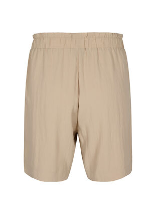 Losse viscose shorts, Oxford Tan, Packshot image number 1